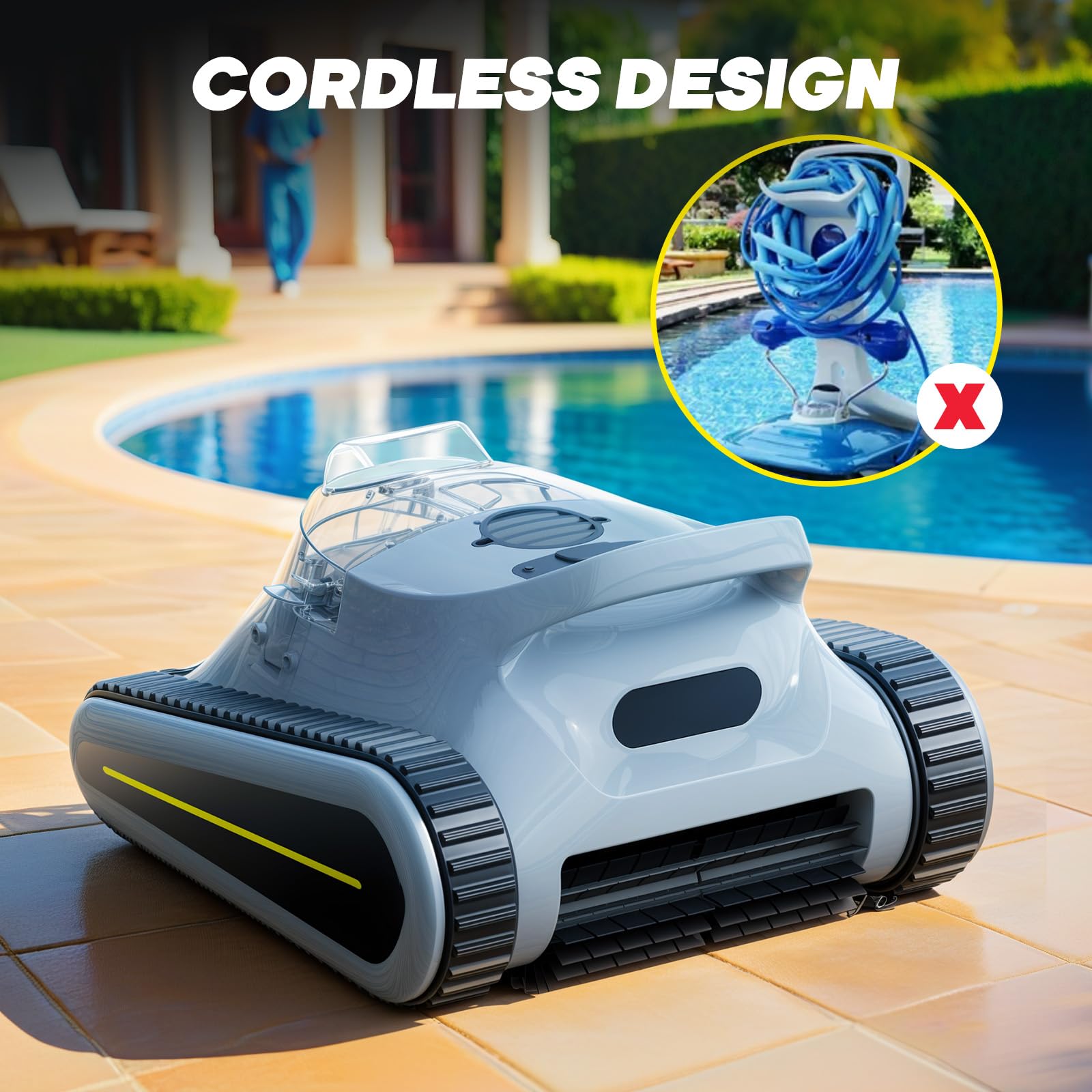 BLUE OASIS Automatic Pool Robot Cleaner