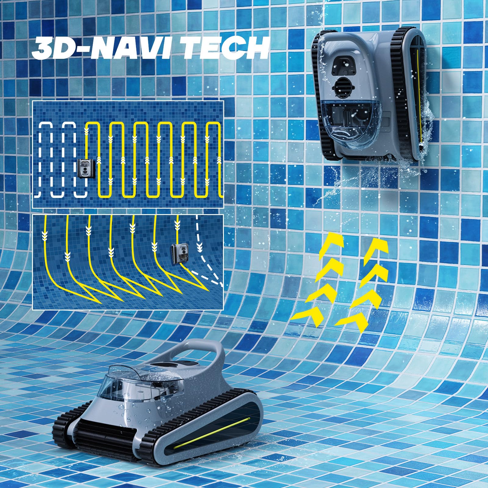 BLUE OASIS Automatic Pool Robot Cleaner
