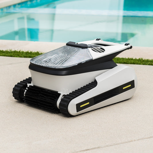 PHEPUS PoolPal Automatic Pool Robot Cleaner Swimming Pool Vacuum Cleaner Wall Climbing Cordless Robot Pool Cleaner